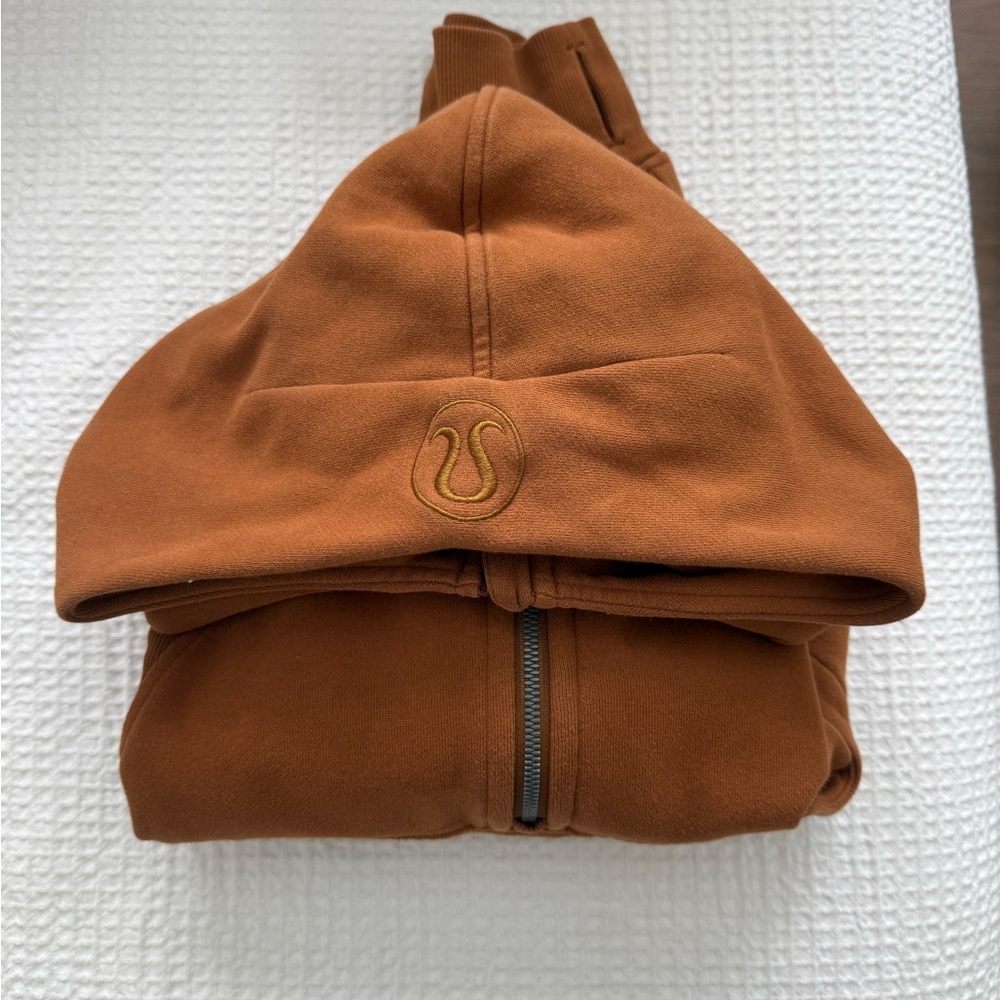 Lulu scuba hoodie brown